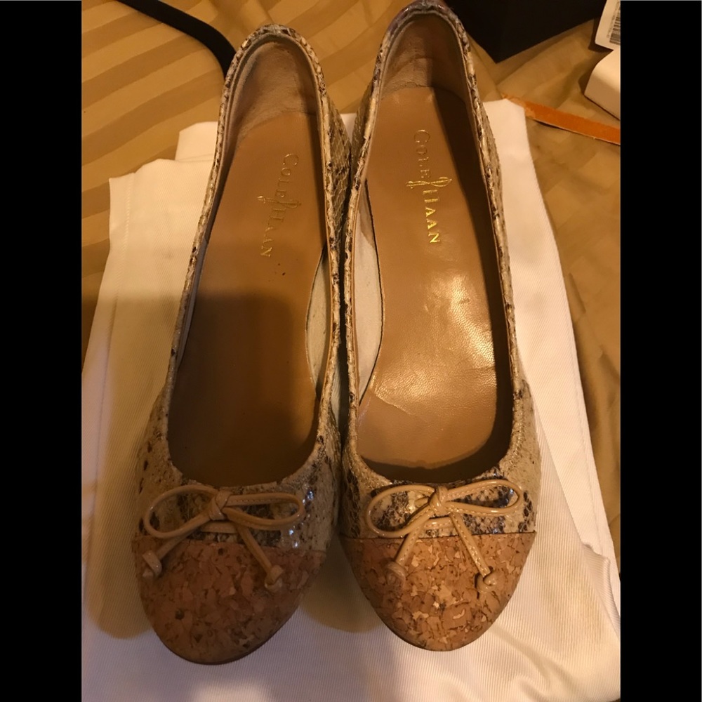 Gorgeous Cole Haan Leather/Cork Sneak Print 7